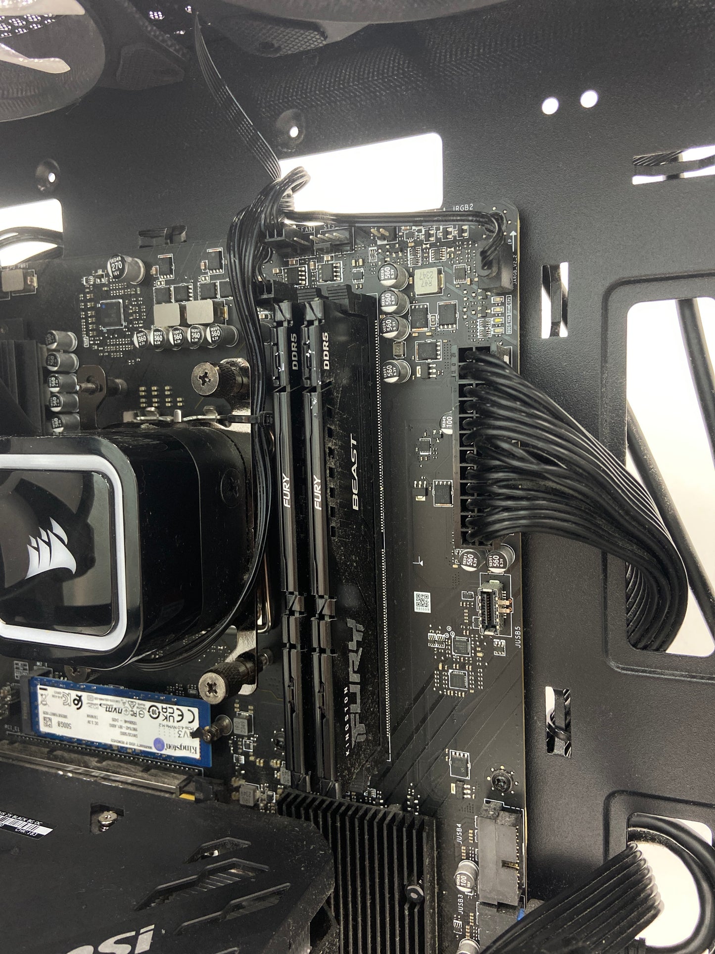 CyberPower Custom PC Black Ryzen 7 7700X 4.70GHz 16GB RAM 16GB SSD MSI GeForce RTX 4060 Ti Ventus 2X Black 8G OC