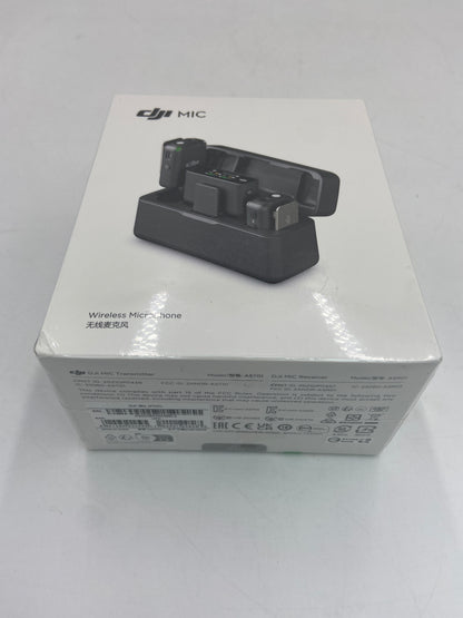 New Dji Mic Wireless 2TX, 1RX, Charging Case Wireless Mic