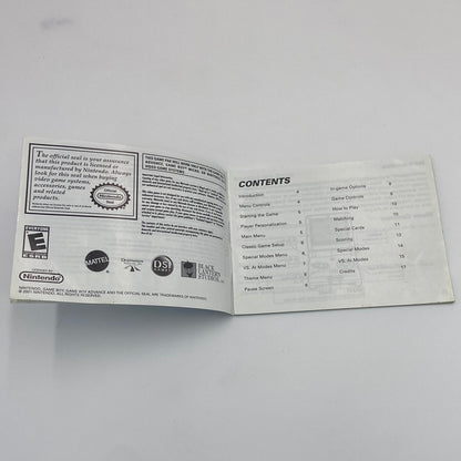 Uno Free Fall (Nintendo GameBoy Advance, 2007) Manual Only