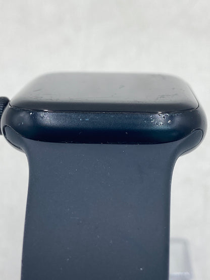 Unlocked Apple Watch Series 7 45MM Black Aluminum Midnight Sport Band A2477