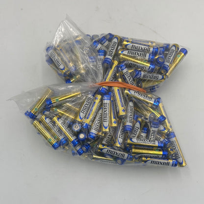 Maxell Triple A Battery Lot of 100 Batteries