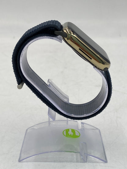 Unlocked Apple Watch Series 9 45MM Gold Aluminum Midnight Sport Loop
