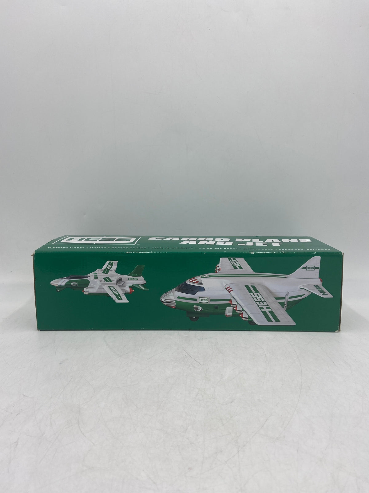 New Hess 2022 Cargo Plane and Jet White Green 58 Year Anniversary Collectible Toy