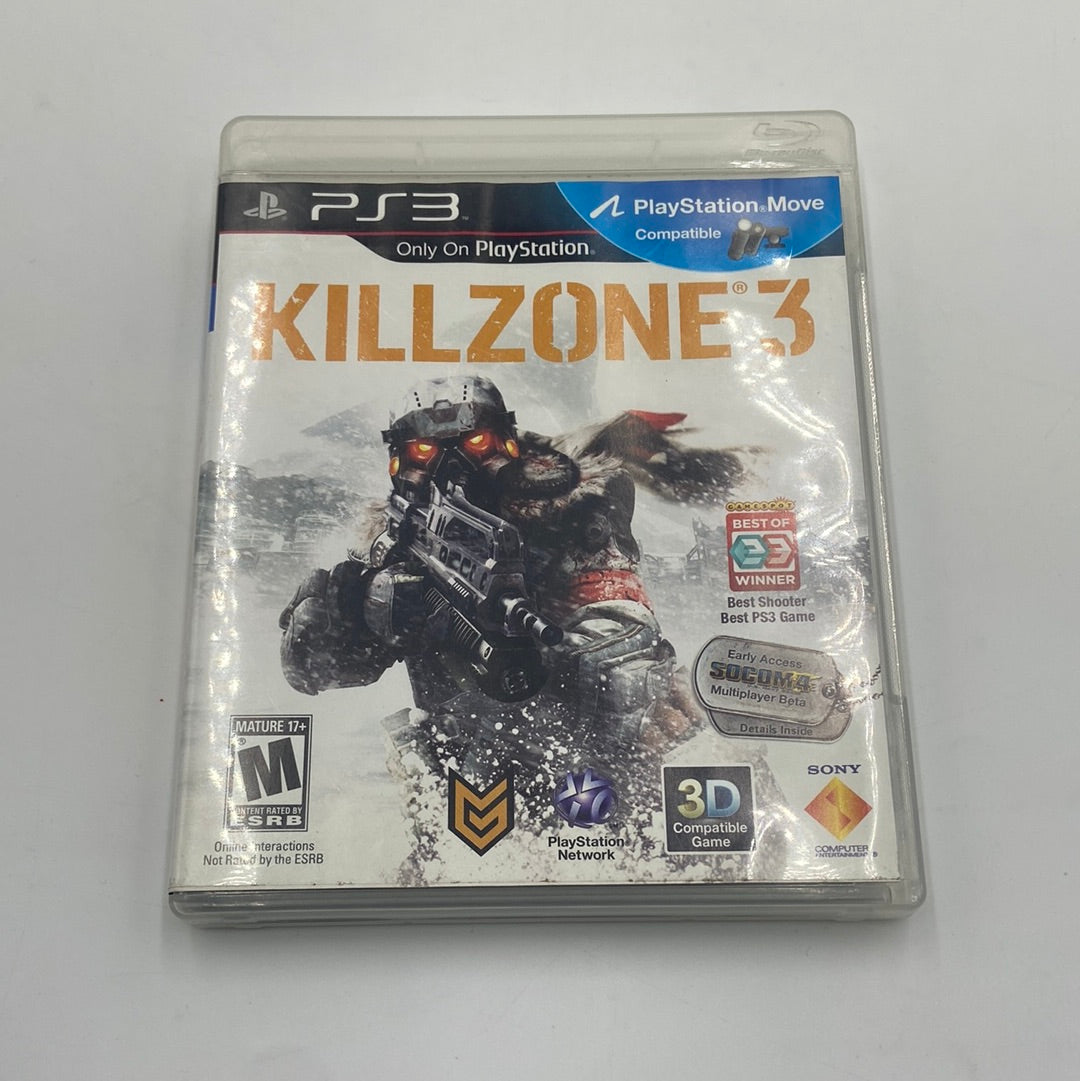 Lot of 2 Sony PlayStation 3 PS3 Killzone 3 and Metal Gear Solid 4