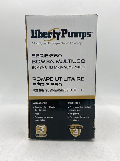New Liberty Pumps Series 260 Utility Pump Submersible Utility Pump 260-2