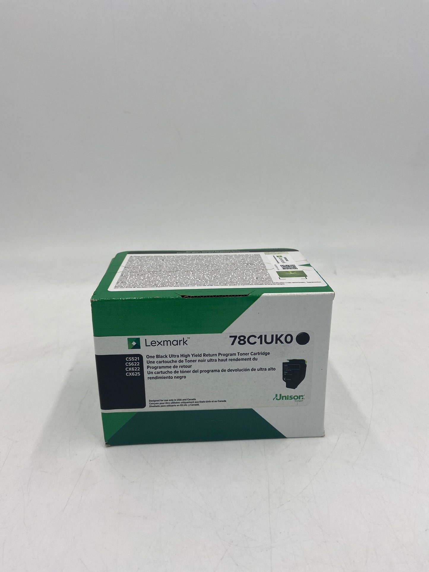 New Lexmark 78c1uk0 Black Toner Cartridge