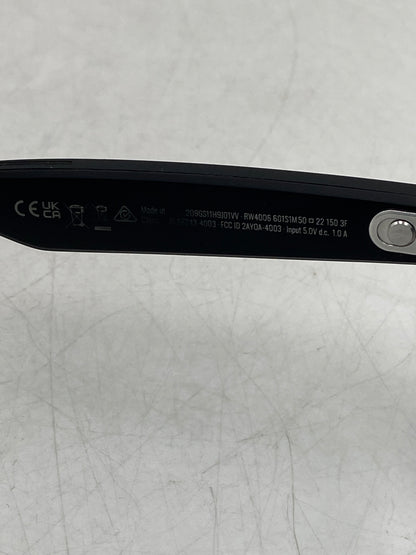 Ray-Ban Meta RW4006 Transparent Lens Matte Black Frame Smart Glasses RW4006