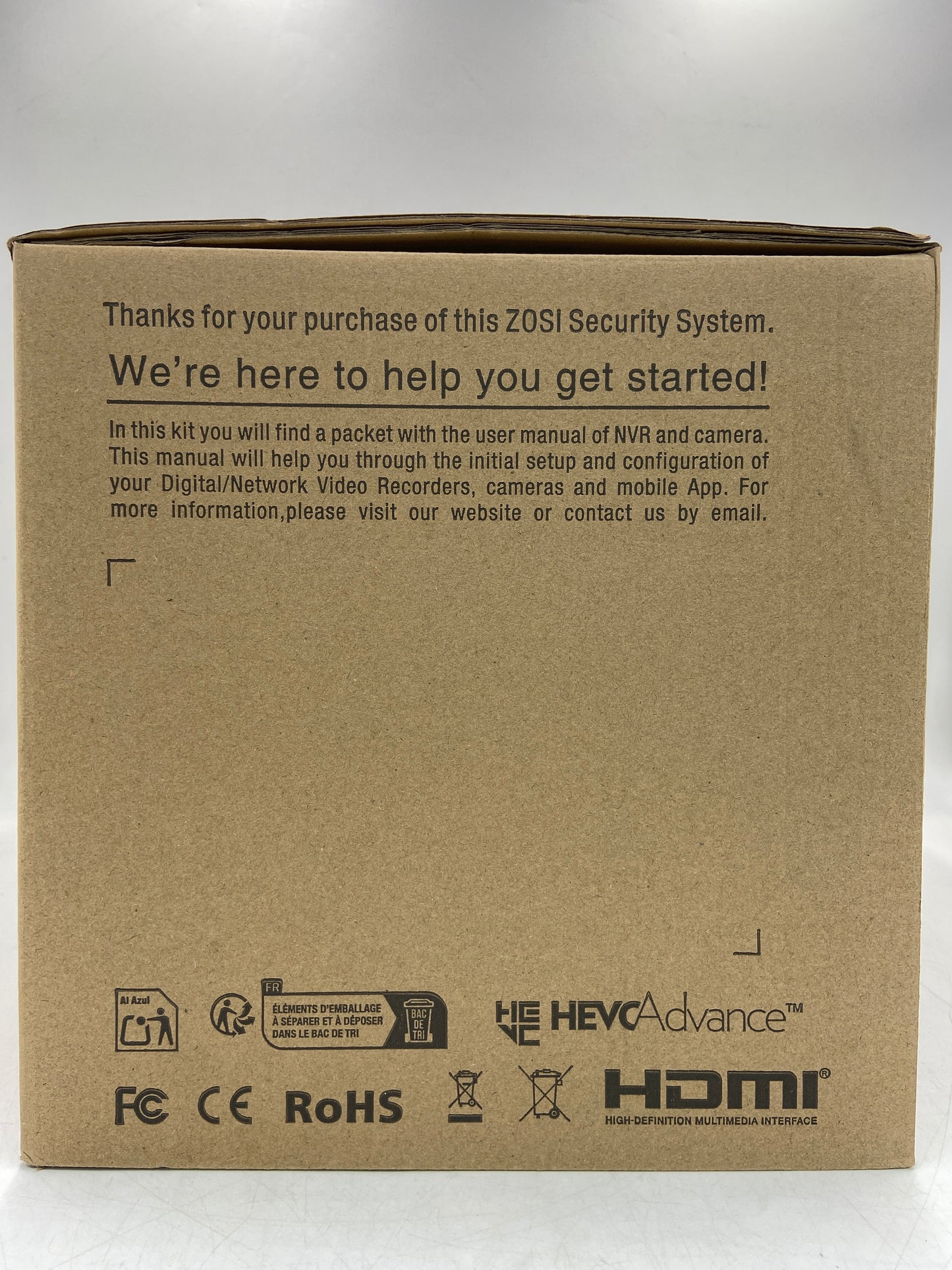 New ZOSI 8-Camera 8-Channel Video Surveillance System Smart Security System 8VMA-419W8S-00-US