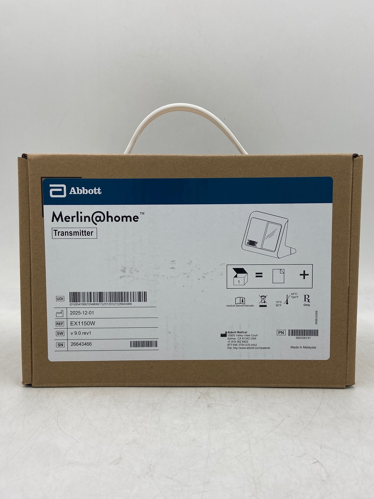 New St. Jude Abbot Medical Merlin Home Transmitter Cardiac Monitor  EX1150W