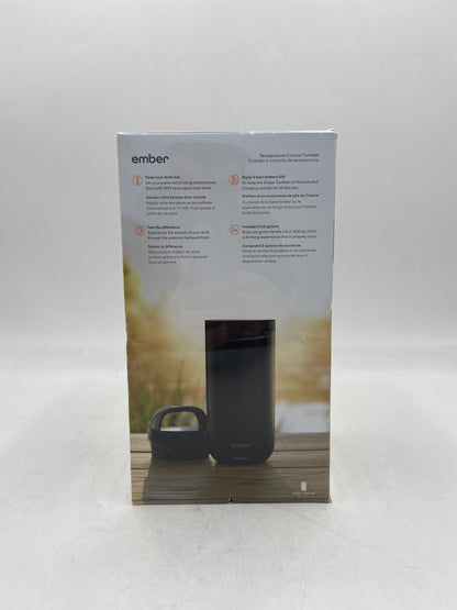 New Ember 16 oz Temperature Control Tumbler SLATE BLACK M21XL17AM