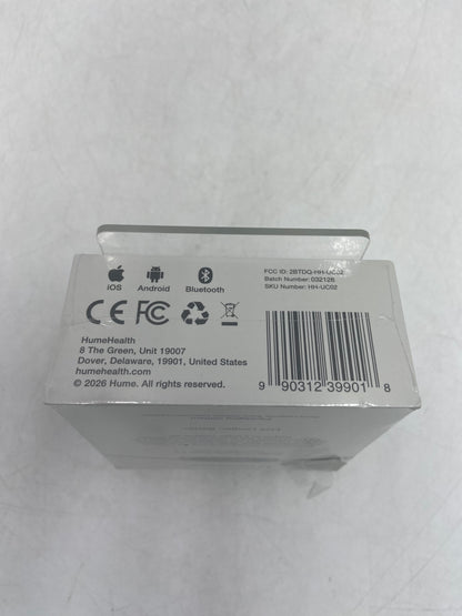 New HumeHealth Hume Band 2.0 Smart Tracking Band 032126