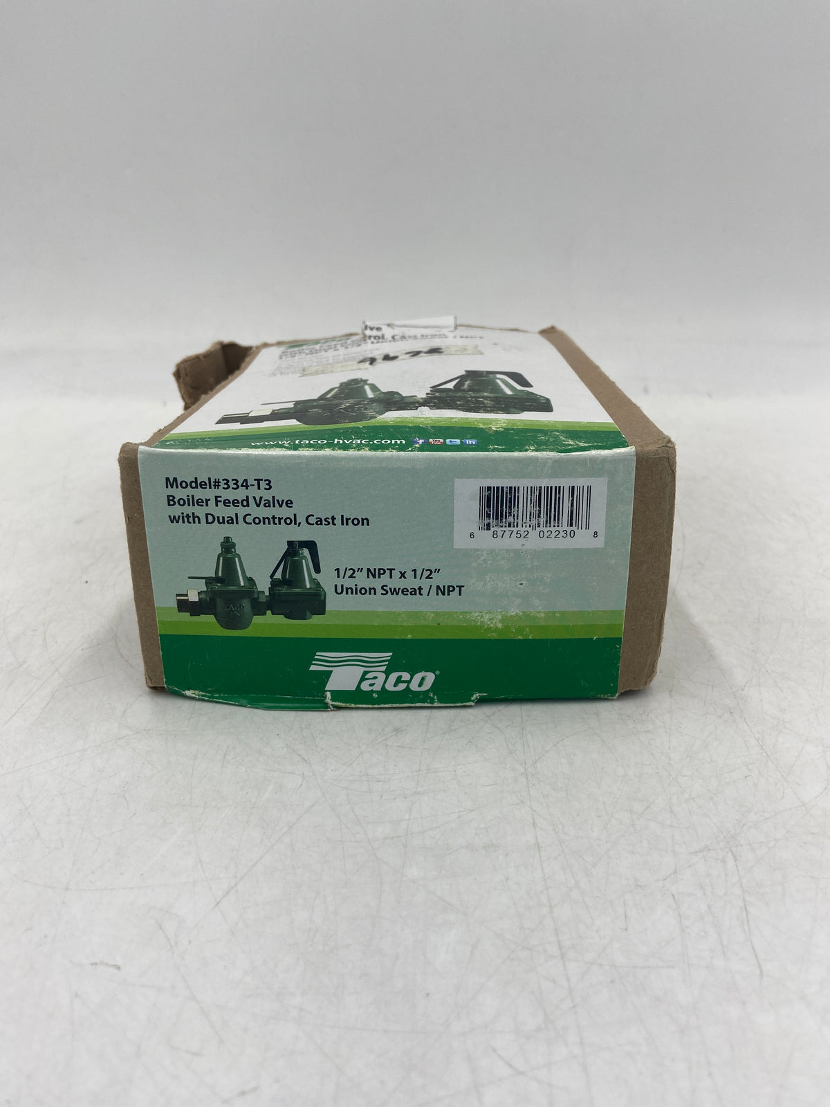 New Open Box Taco Cast Iron Boiler Feed Valve 334-T3