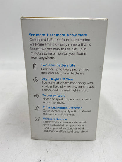 New Open Box Amazon Blink Outdoor 4 3 Camera System