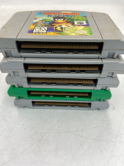 Broken Nintendo LOT OF 10 Nintendo 64 Games Mixed Cartridge Lot DAMAGED