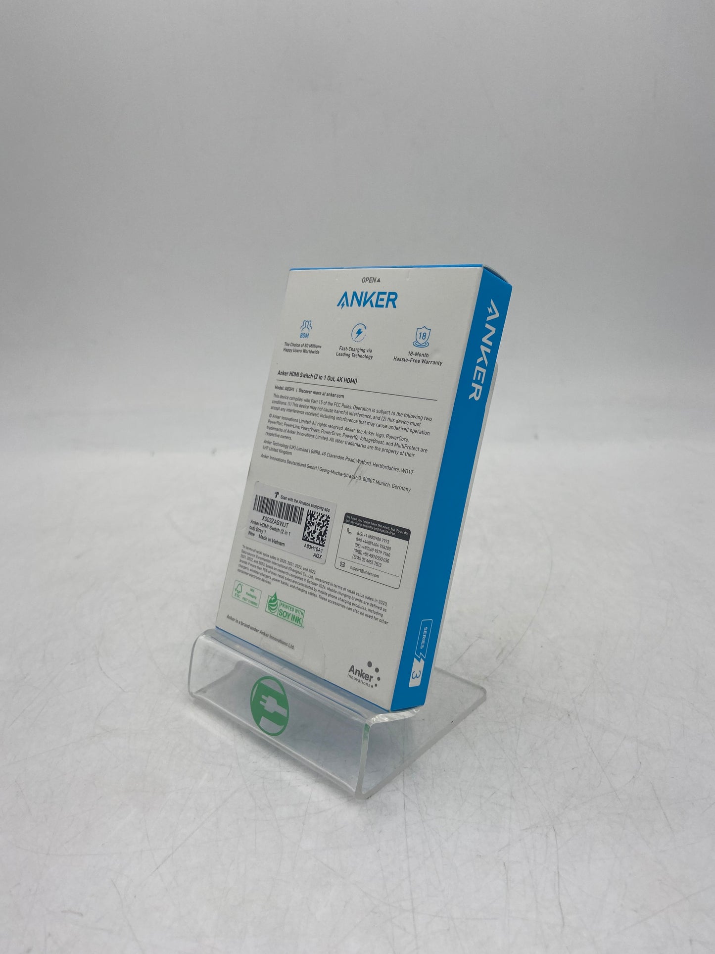 New ANKER HDMI Switch Gray A83H1
