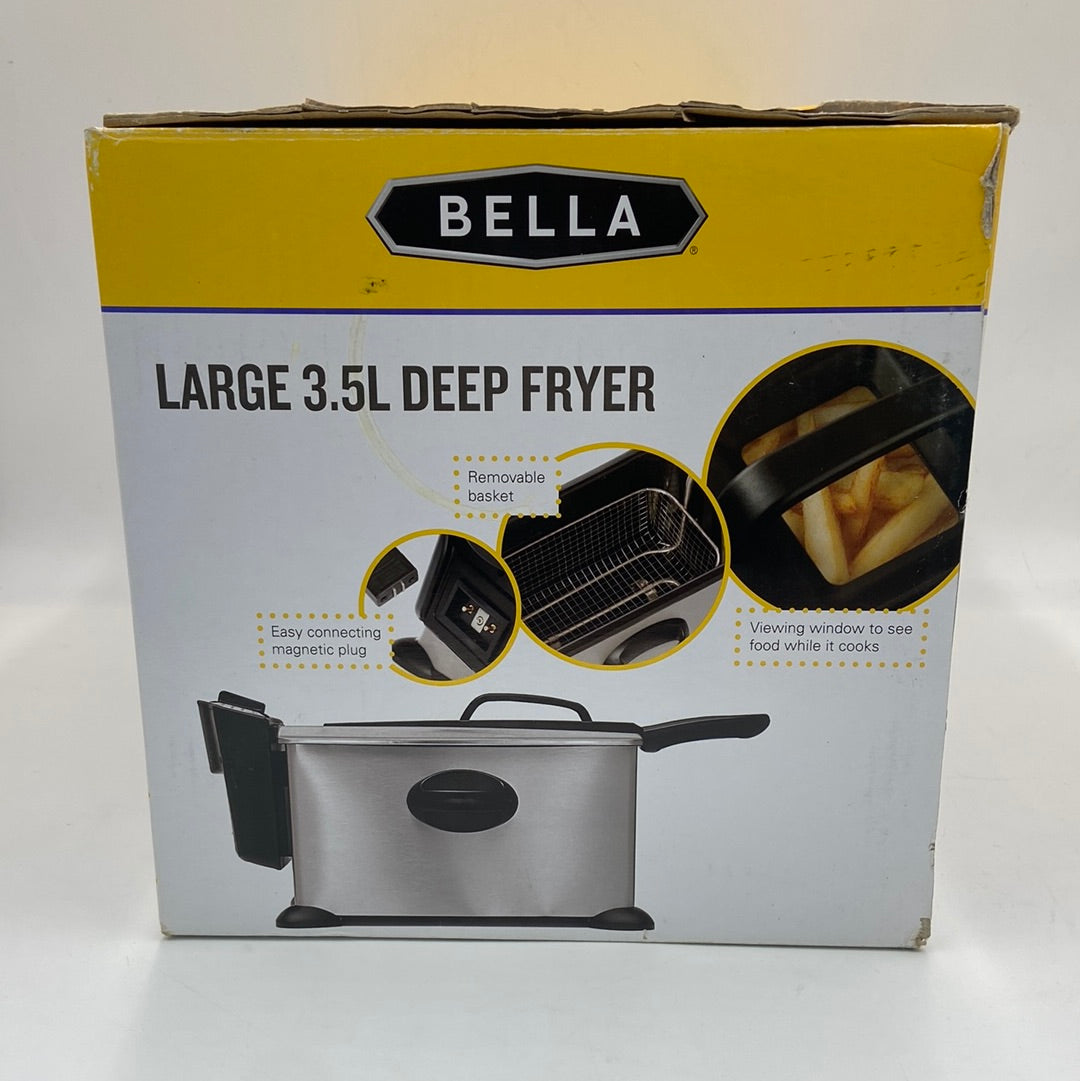 New Bella 13401 3.5L Stainless Steel Deep Fryer