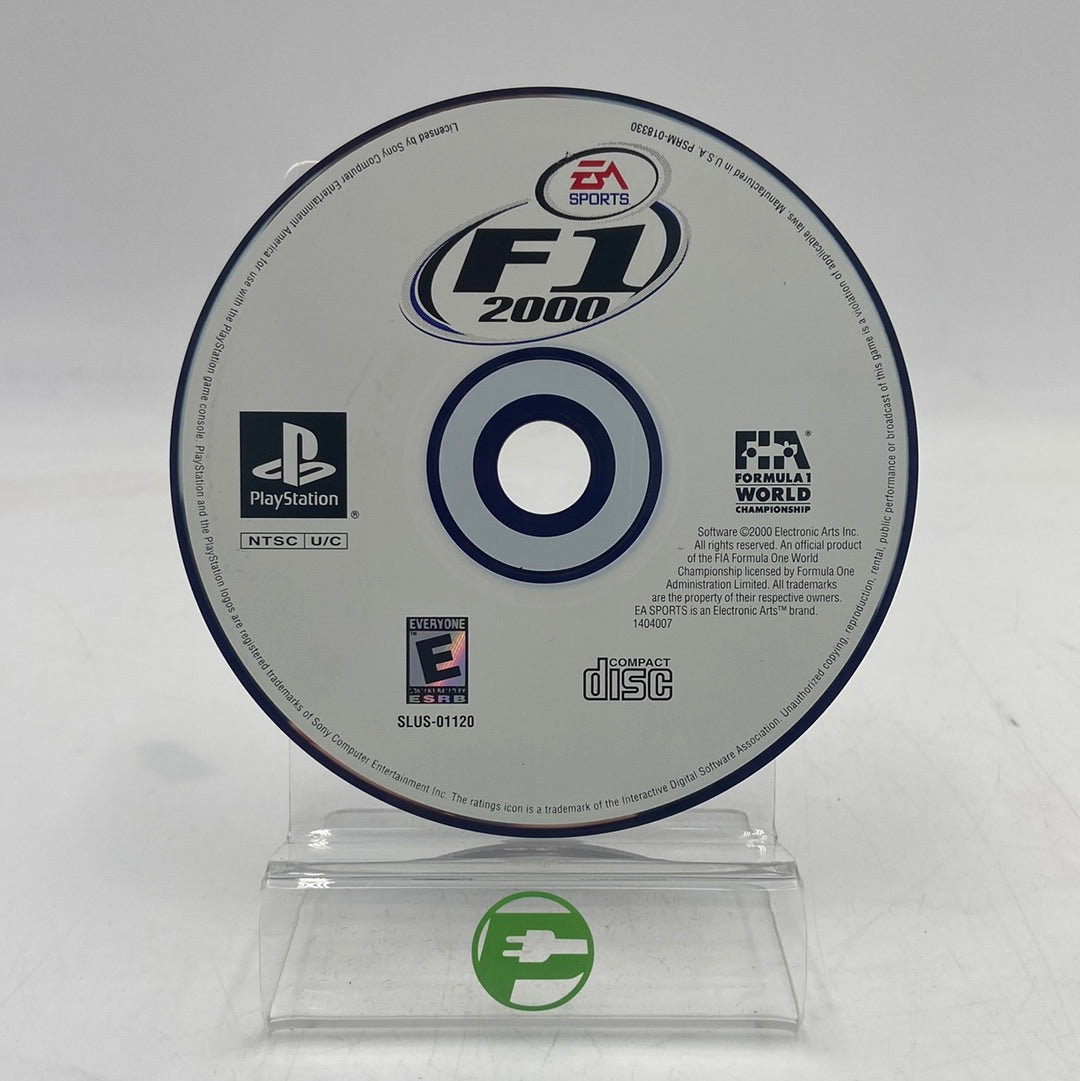 F1 2000 (Sony PlayStation 1 PS1, 2000) Disc Only