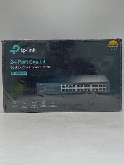 New TP-Link 24-Port Gigabit Desktop/Rackmount Swtich TL-SG1024S