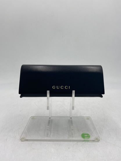 New Open Box Gucci GG0381SN 007 Black Grey Designer Sunglasses 1502111