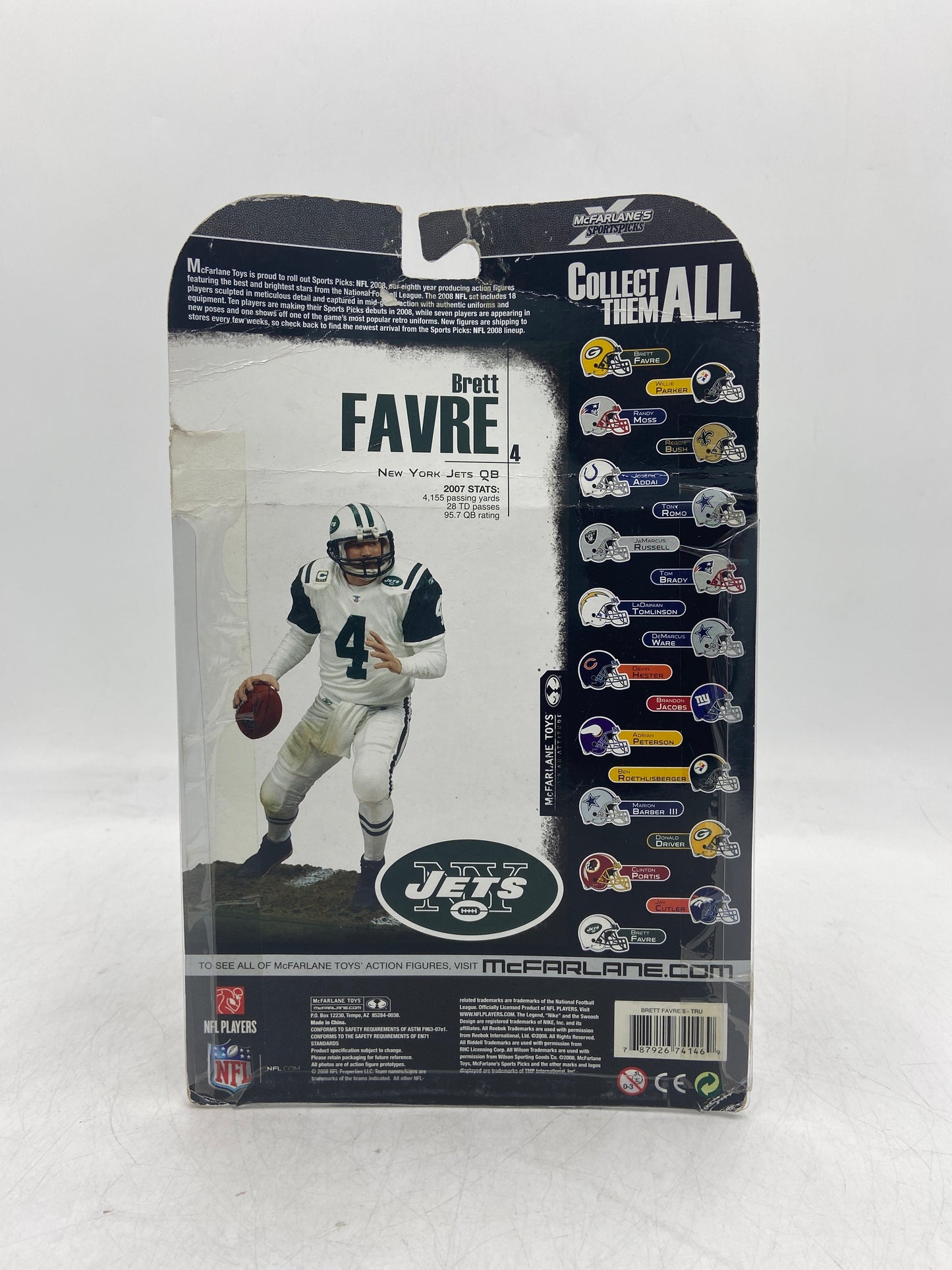 McFarlane Toys NFL Series  23 Brett Favre New York Jets Action Figure 100608