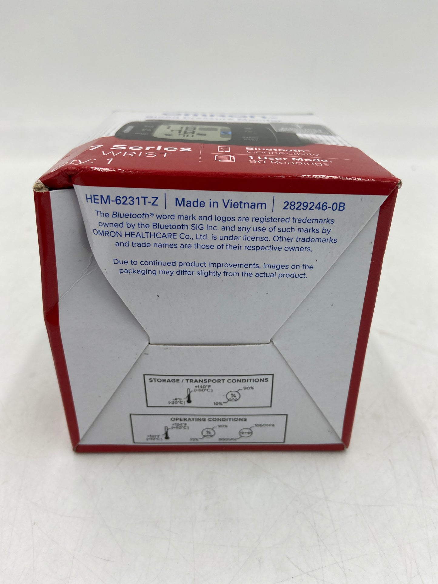 New OMRON 7 Series Wrist Blood Pressure Monitor BP6350