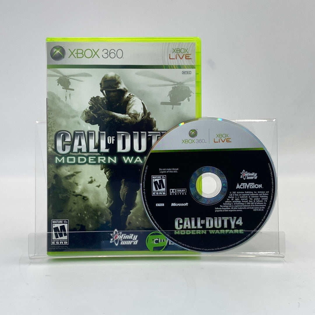 Call of Duty 4 Modern Warfare (Microsoft Xbox 360, 2007)