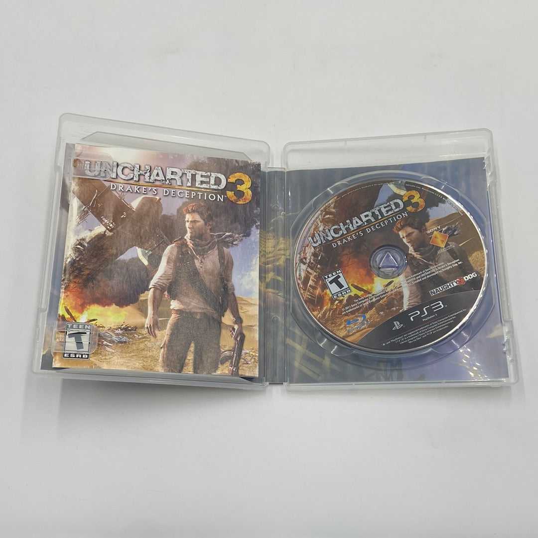 Lot of 3 Sony PlayStation 3 PS3 Uncharted 3 RE5 DMC