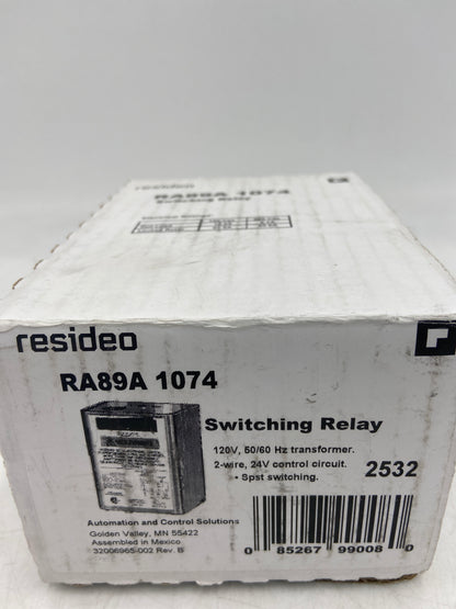New Resideo RA89A 1074 120V, 50/60 Hz Transformer  Switching Relay 2532