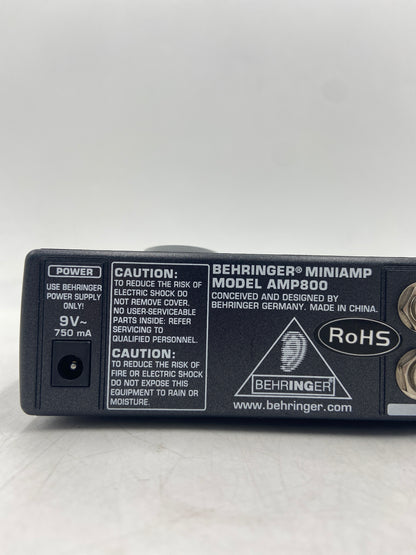 BEHRINGER MINIAMP AMP800 4-Channel Stereo Headphone Amplifier  P0331