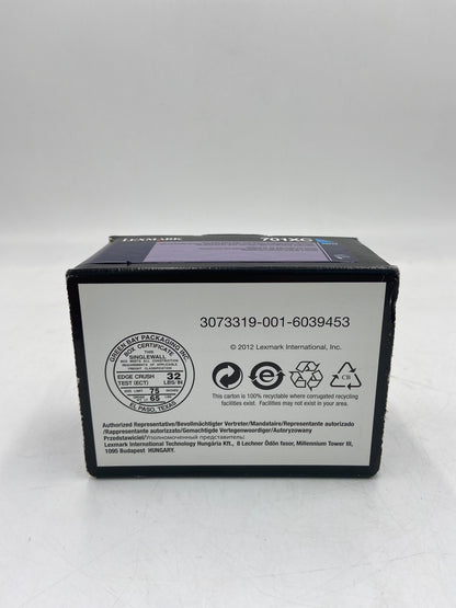New Lexmark 701XC Cyan Toner Cartridge