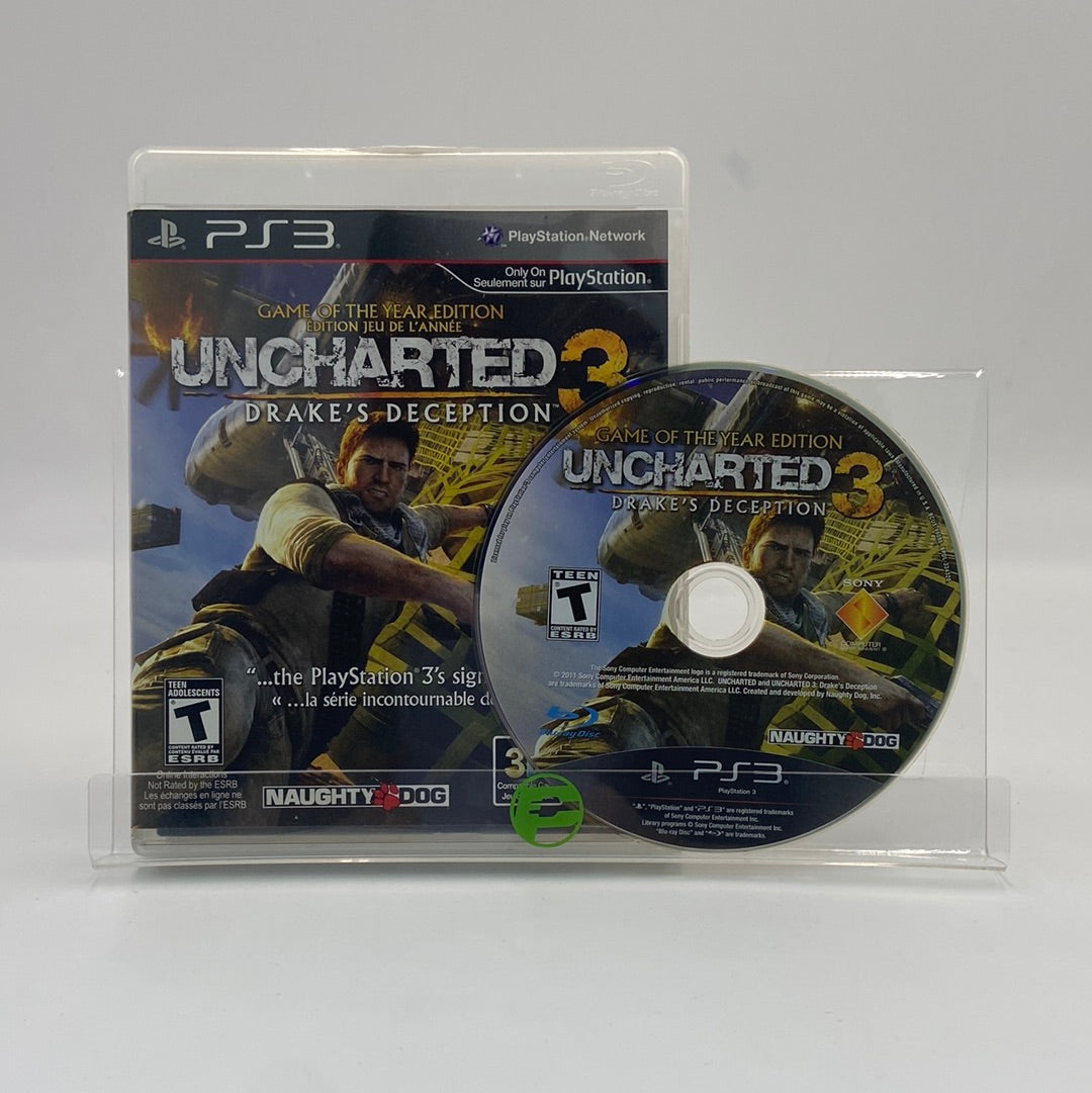 Uncharted 3: Drake's Deception (Sony PlayStation 3 PS3, 2011)