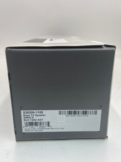 New Bose TV Speaker SINGLE BLK 120V AST Soundbar Speaker 838309-1100