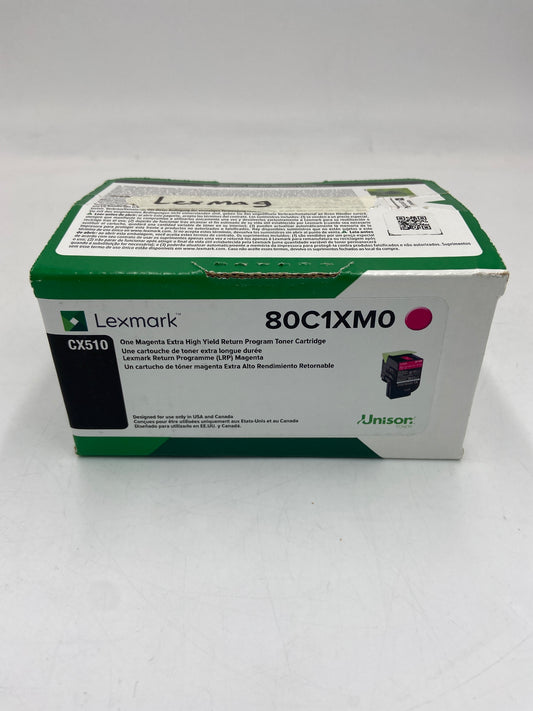 New Lexmark 80C1XM0 Magenta Toner Cartridge