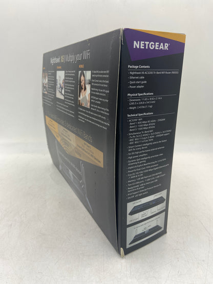 NETGEAR Nighthawk X6 AC3200 Tri-Band Smart Wi-Fi Router R8000