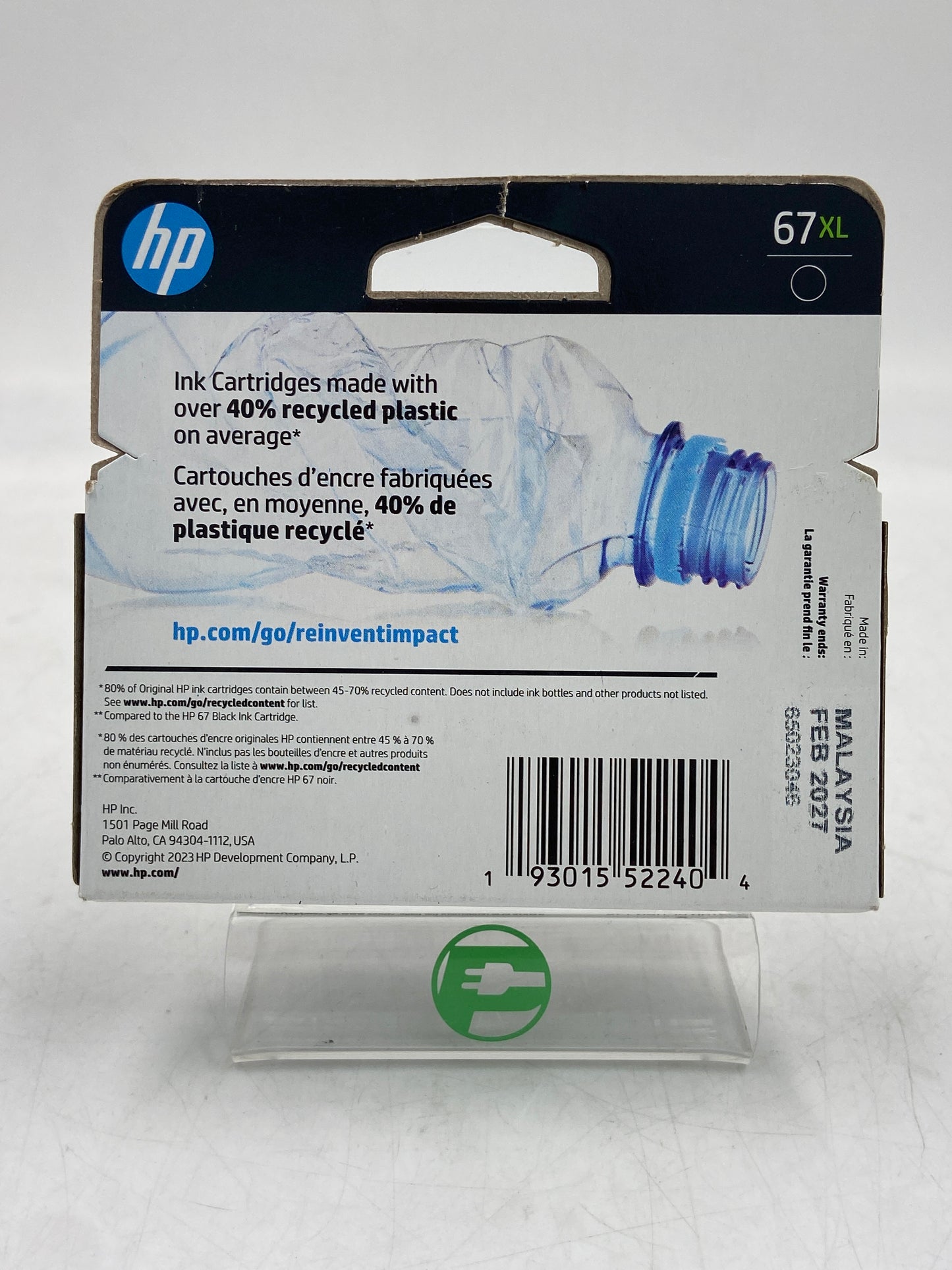 New HP 67XL 3YM57AN Black Ink Cartridge