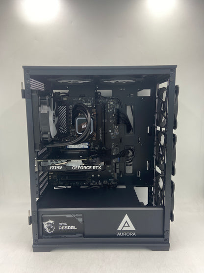 CyberPower Custom PC Black Ryzen 7 7700X 4.70GHz 16GB RAM 16GB SSD MSI GeForce RTX 4060 Ti Ventus 2X Black 8G OC