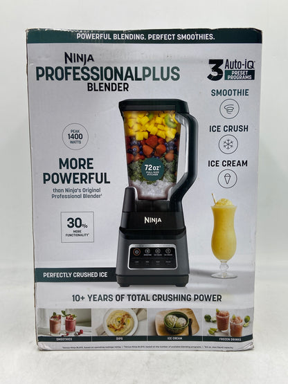 New Ninja ProfessionalPLUS Blender with Auto IQ 1400W Blender BN701