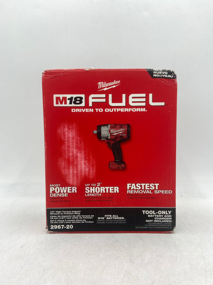 New Milwaukee 2967-20 M18 18V 1/2" High Torque Impact Wrench w/ Friction Ring