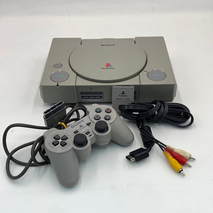 Sony PlayStation 1 PS1 Gray Console Gaming System SCPH-7501