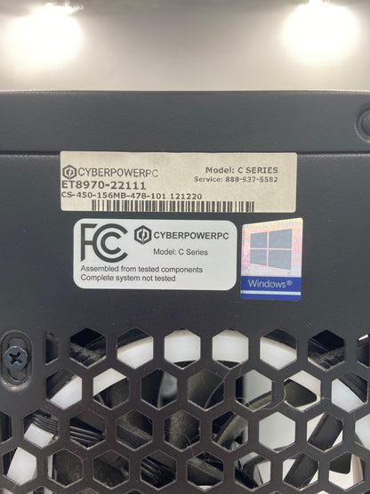 CyberPower Custom PC Ryzen 5 3600 3.60GHz 16GB RAM 1TB HDD ASRock Radeon RX 5600 XT