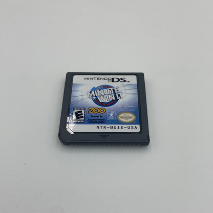 Minute To Win It (Nintendo DS, 2010) Includes Manual + Insert