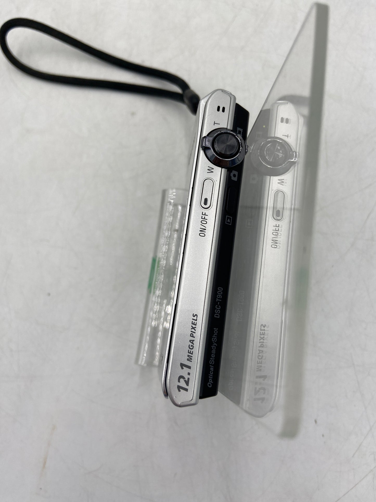 Sony Cyber-Shot DSC-T900 Silver 12.1MP Compact Digital Camera