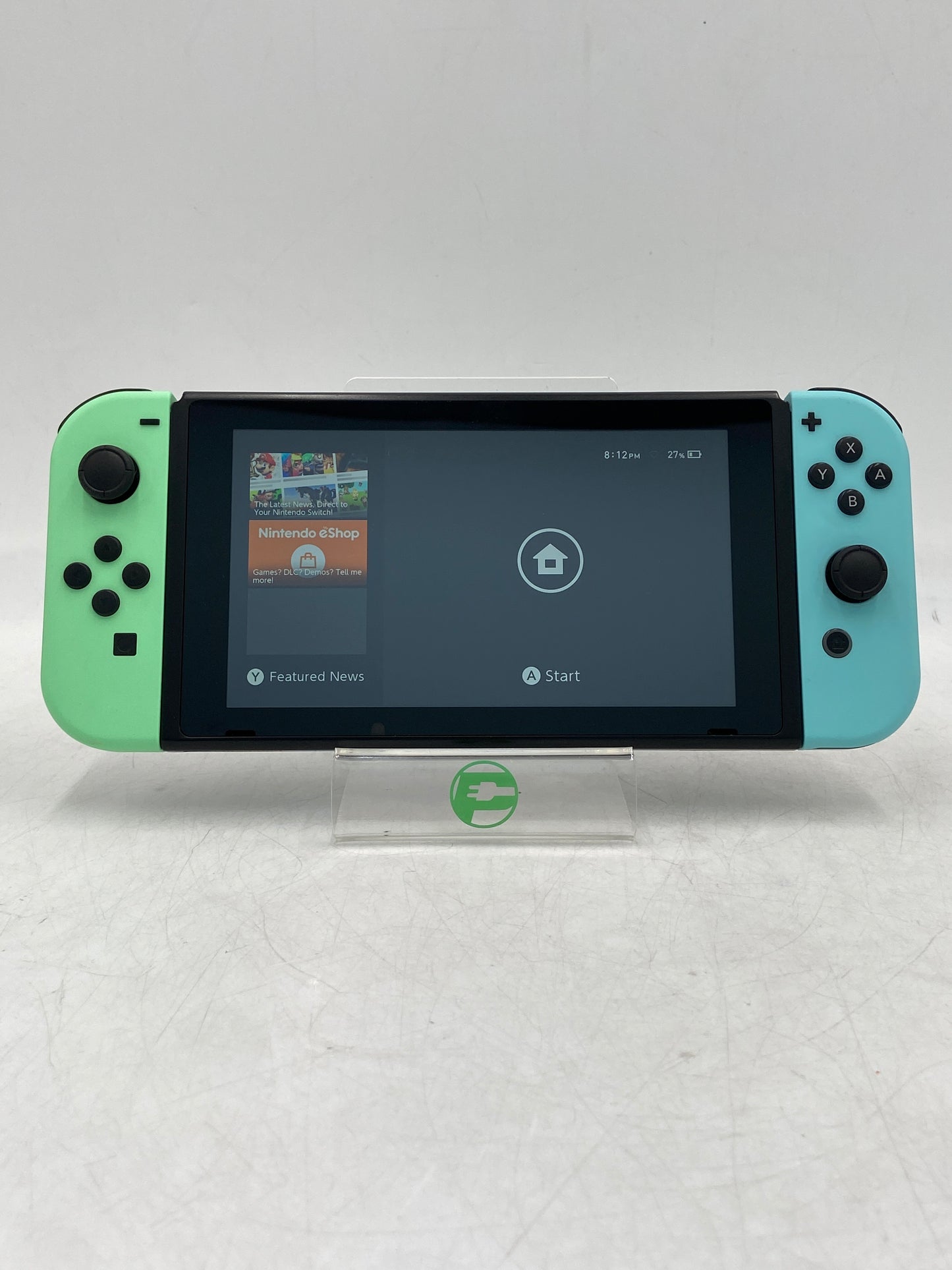 Nintendo Switch v1 Console Gaming System HAC-001 Animal Crossing Edition