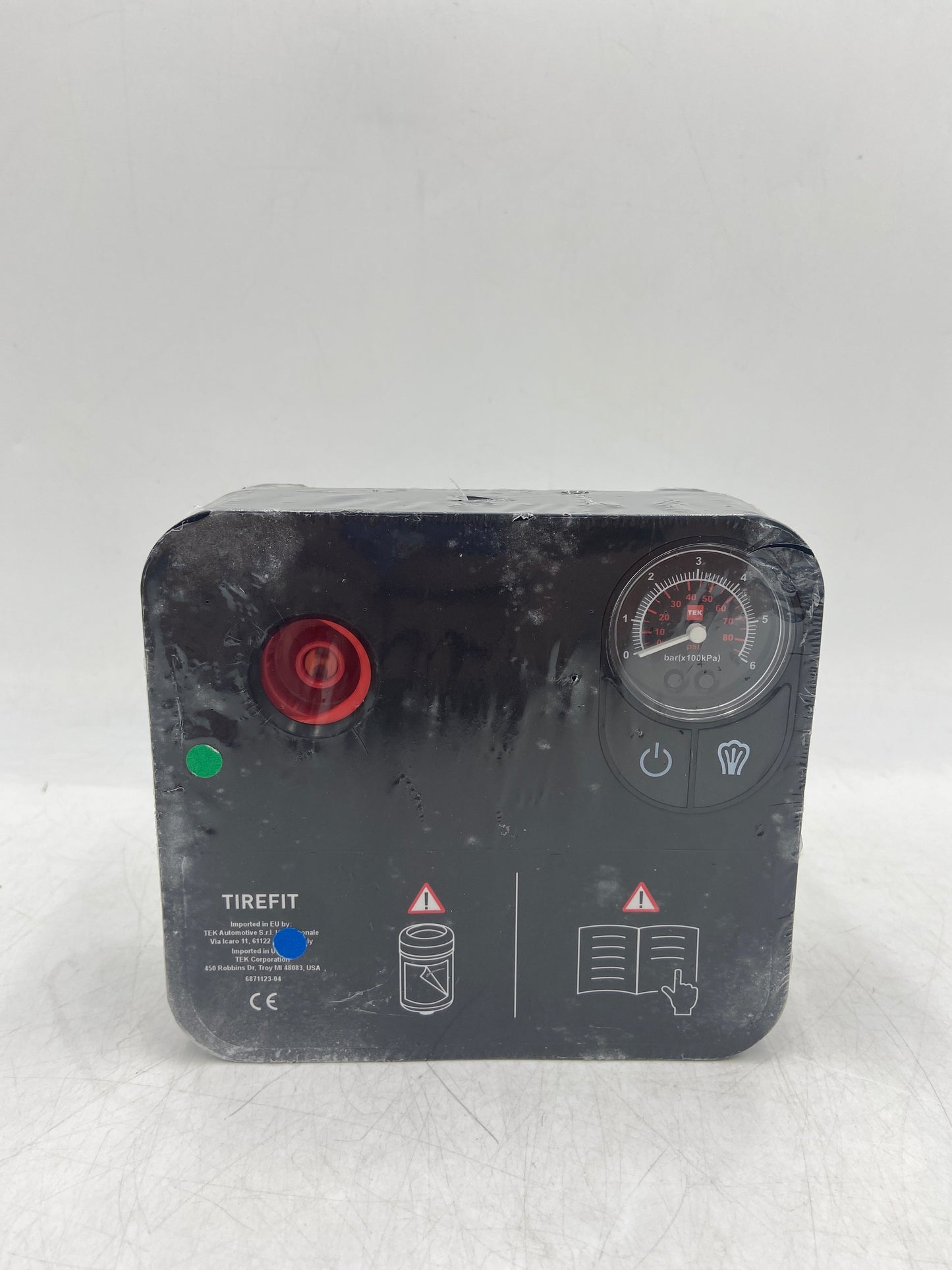 New Open Box TIREFIT TEK 8 TIRE PUMP AIR COMPRESSOR 1161122