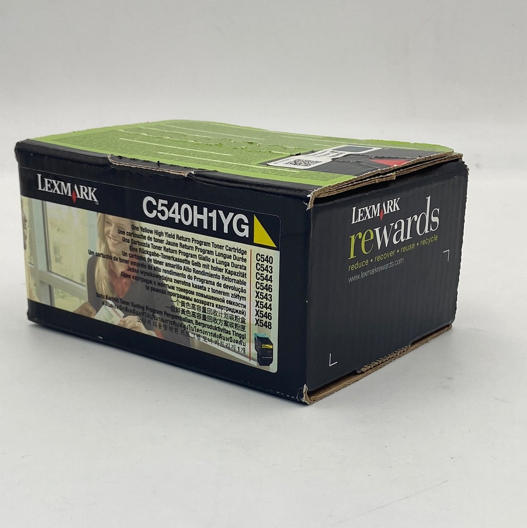 New Lexmark Toner Cartridge C540H1YG Yellow Ink Cartridge