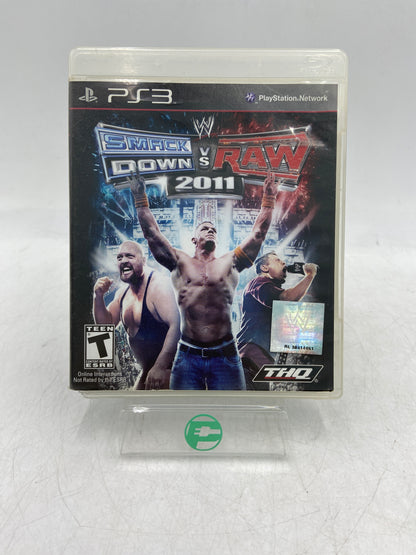 WWE Smackdown vs. Raw 2011 (Sony PlayStation 3 PS3, 2011) Video Game