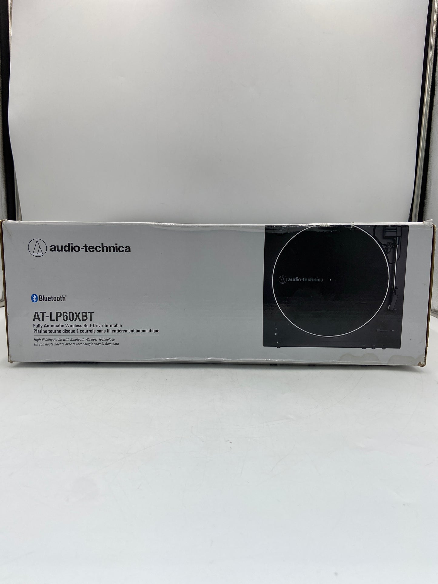 New Open Box Audio-Technica Fully Automatic Bluetooth Wireless Belt-Drive Turntable AT-LP60XBT