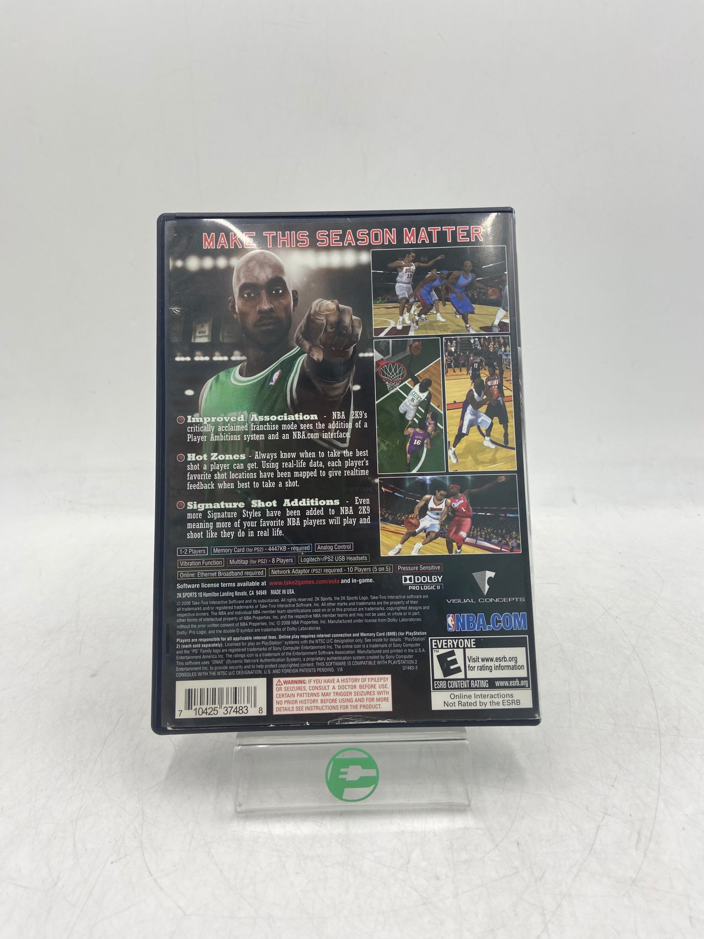 Lot of 2 PlayStation 2 PS2 / PlayStation 1 PS1 (NBA Games)