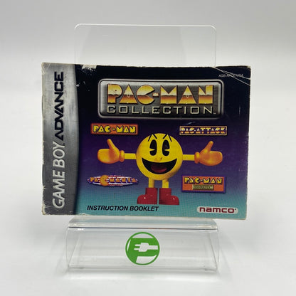 Pac-Man Collection (Nintendo GameBoy Advance, 2001) Manual Only