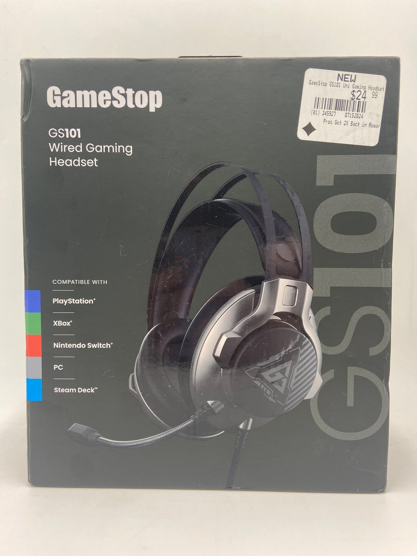 New GAMESTOP GS101 GAMING HEADSET 345927